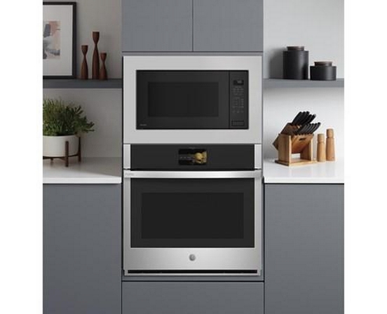 GE Profile 30-Inch, 5 Cu. Ft.  Built-In Single Wall Oven With Convection - PTS9000SNSS
