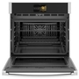 GE Profile 30-Inch, 5 Cu. Ft.  Built-In Single Wall Oven With Convection - PTS9000SNSS
