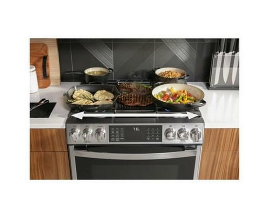 GE Profile 30-Inch Slide-In Gas Range With Wi-Fi Connect - PCGS930YPFS