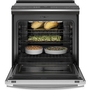 GE Profile 30-Inch Slide-In Electric Induction Range With True European Convection Technology - PCHS920YMFS