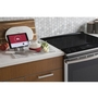 GE Profile 30-Inch Slide-In Electric Induction Range With True European Convection Technology - PCHS920YMFS
