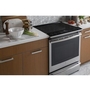 GE Profile 30-Inch Slide-In Electric Induction Range With True European Convection Technology - PCHS920YMFS