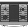 GE Profile 30-In Slide-In Dual Fuel Range With No Preheat Air Fry Technology - PC2S930YPFS