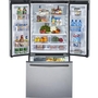 GE Profile 30-Inch, 20.8 Cu. Ft. French 3-Door Refrigerator With Internal Water Dispenser - PNE21NYRKFS