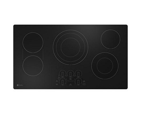 GE Profile 36-Inch Built-In Electric Cooktop With Wi-Fi - PEP7036DTBB