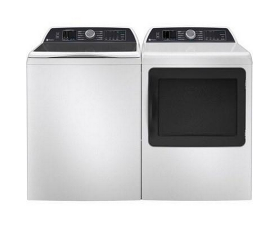 GE Profile Electric Dryer With Sanitize Cycle - PTD70EBMTWS