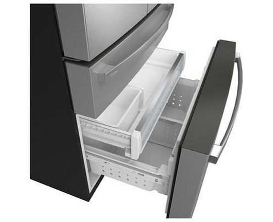 GE Profile 36-Inch, 28.7 Cu. Ft. French 4-Door Refrigerator With Dual-Dispense Autofill Pitcher - PGE29BYTFS