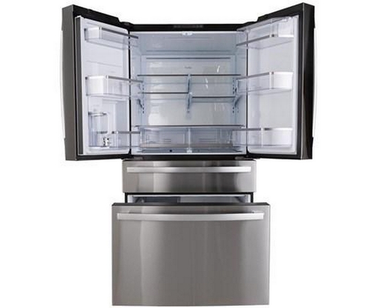 GE Profile 36-Inch, 28.7 Cu. Ft. French 4-Door Refrigerator With Dual-Dispense Autofill Pitcher - PGE29BYTFS
