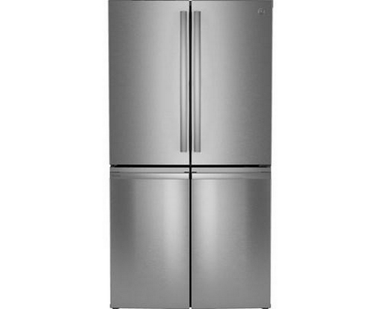 GE Profile 36-Inch, 28.4 Cu. Ft. French 4-Door Refrigerator With Built-In Wifi - PAD28BYTFS