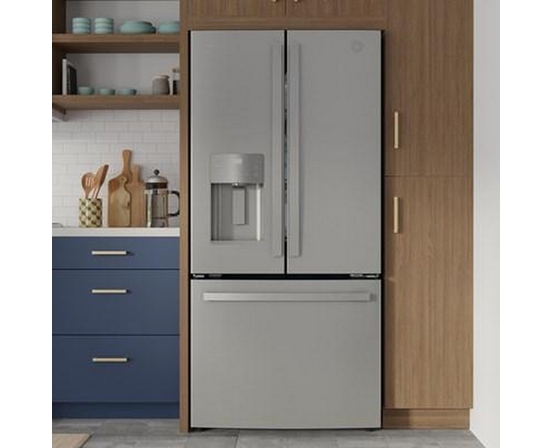GE Profile 33-Inch, 23.8 Cu. Ft. French 3-Door Refrigerator - PFE24HYRCFS