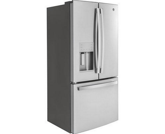 GE Profile 33-Inch, 23.8 Cu. Ft. French 3-Door Refrigerator - PFE24HYRCFS