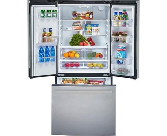 GE Profile 33-Inch, 23.8 Cu. Ft. French 3-Door Refrigerator - PFE24HYRCFS