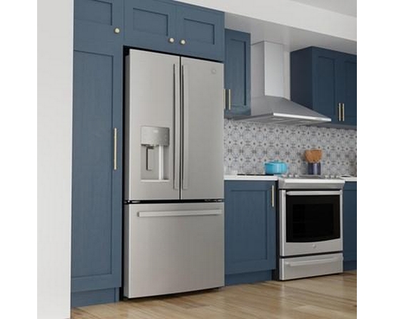 GE Profile 33-Inch, 17.5 Cu.Ft. French-Door Refrigerator With Frostguard™ Technology - PYE18HYRCFS