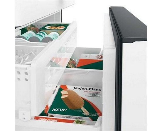 Café 36-Inch, 23.1 Cu.Ft. Counter-Depth French 3-Door Refrigerator With Wifi Connect - CWE23SP4MW2