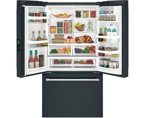 Café 36-Inch, 23.1 Cu.Ft. Counter-Depth French 3-Door Refrigerator With Wifi Connect - CWE23SP3MD1
