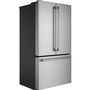 Café 36-Inch, 23.1 Cu.Ft. Counter-Depth French 3-Door Refrigerator With Wifi Connect - CWE23SP2MS1