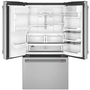 Café 36-Inch, 22.2 Cu.Ft. Counter-Depth French 3-Door Refrigerator With Hot Water Dispenser - CYE22TP2MS1
