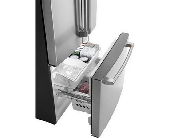 Café 33-Inch, 18.6 Cu. Ft. Counter-Depth French 3-Door Refrigerator - CWE19SP2NS1