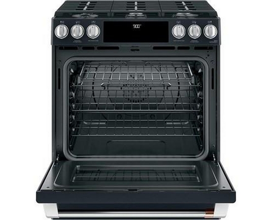 Café 30-Inch Slide-In Dual Fuel Range With Warming Drawer - CC2S900P3MD1