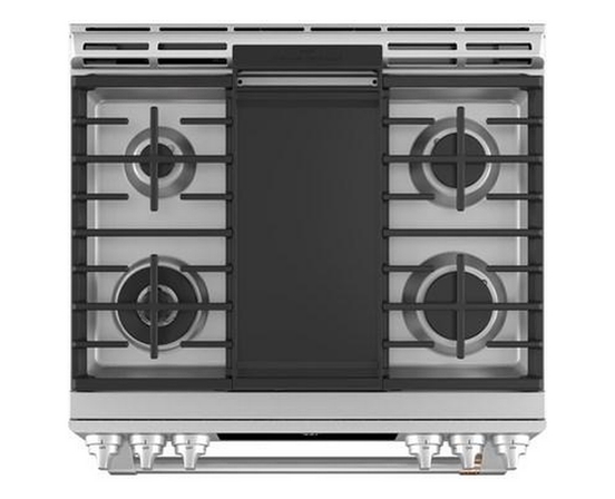 Café 30-Inch Slide-In Gas Range With Convection Technology - CCGS700P2MS1