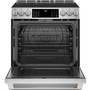 Café 30-Inch Slide-In Induction Range With Warming Drawer - CCHS900P2MS1
