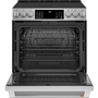 Café 30-Inch Slide-In Electric Range With Warming Drawer - CCES700P2MS1
