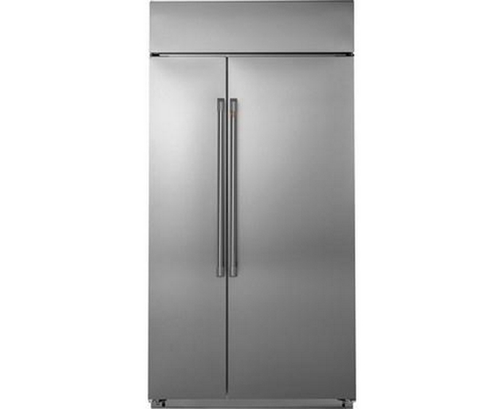 Café 42-Inch, 25.2 Cu. Ft. Built-In Side-By-Side Refrigerator - CSB42WP2NS1