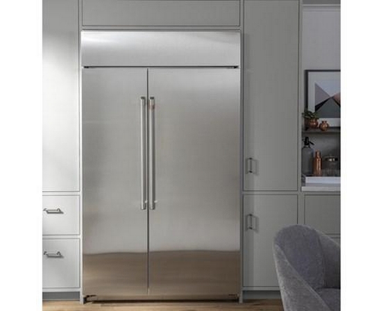 Café 42-Inch, 25.2 Cu. Ft. Built-In Side-By-Side Refrigerator - CSB42WP2NS1