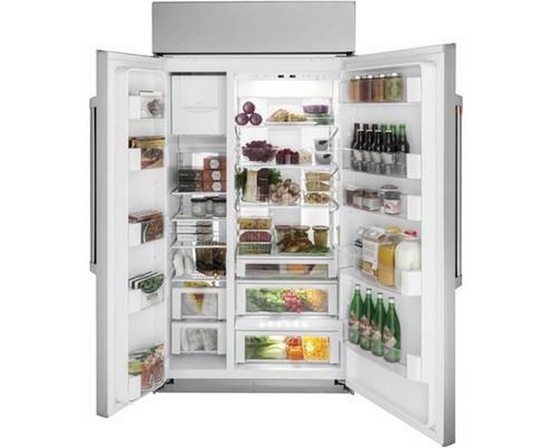 Café 48-Inch, 29.6 Cu. Ft. Built-In Side-By-Side Refrigerator - CSB48WP2NS1