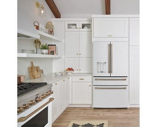 Café 36-Inch 27.6 Cu. Ft. French 4-Door Refrigerator - CVE28DP4NW2
