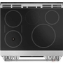Café 30-Inch Slide-In Induction Range With Warming Drawer - CHS90XP2MS1
