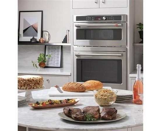Café 30-Inch Built-In Combination Double Wall Oven With Advantium® Technology - CTC912P2NS1