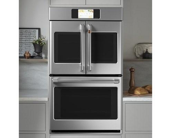 Café 30-Inch, 10 Cu. Ft. Double Wall Oven With Convection - CTD90FP2NS1