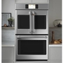 Café 30-Inch, 10 Cu. Ft. Double Wall Oven With Convection - CTD90FP2NS1