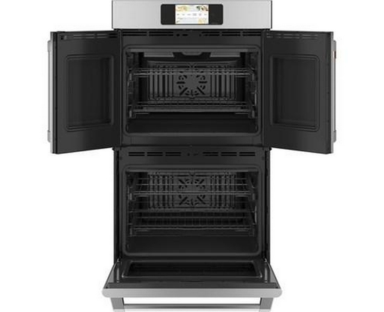 Café 30-Inch, 10 Cu. Ft. Double Wall Oven With Convection - CTD90FP2NS1