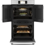 Café 30-Inch, 10 Cu. Ft. Double Wall Oven With Convection - CTD90FP2NS1