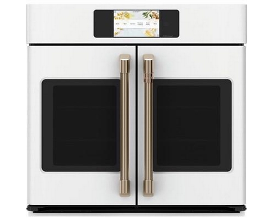Café 30-Inch, 5.0 Cu.Ft. Built-In Single Wall Oven With True European Convection With Direct Air - CTS90FP4NW2