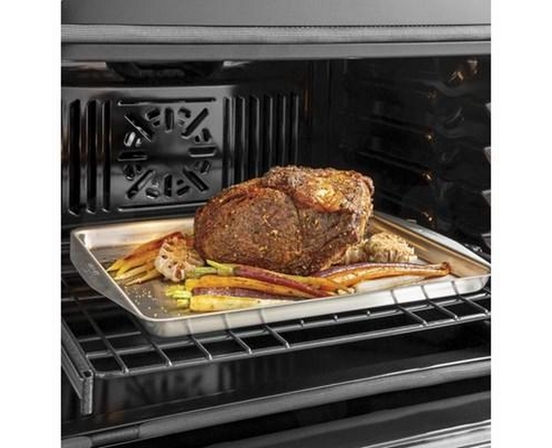 Café 30-Inch, 5.0 Cu.Ft. Built-In Single Wall Oven With True European Convection With Direct Air - CTS90FP4NW2
