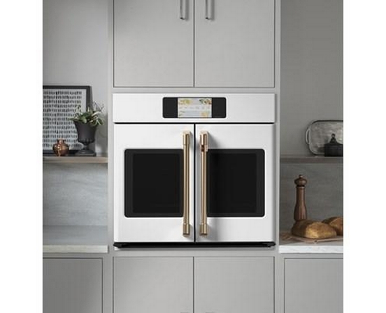 Café 30-Inch, 5.0 Cu.Ft. Built-In Single Wall Oven With True European Convection With Direct Air - CTS90FP4NW2