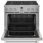 Café 36-Inch Freestanding Dual-Fuel Range With 6 Burners - C2Y366P2TS1