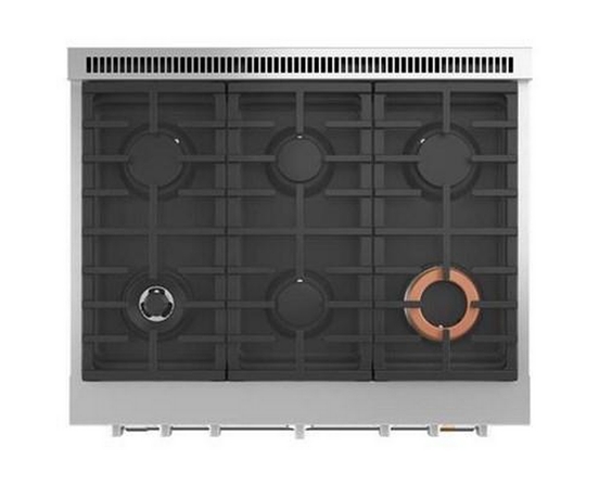Café 36-Inch Freestanding Dual-Fuel Range With 6 Burners - C2Y366P2TS1