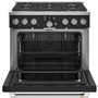 Café 36-Inch Freestanding Dual-Fuel Range With 6 Burners - C2Y366P3TD1