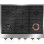 Café 36-Inch Built-In Gas Rangetop With 6 Burners - CGU366P2TS1