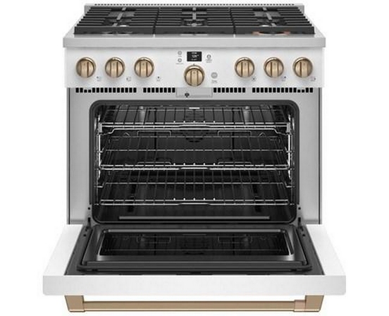 Café 36-Inch Freestanding Gas Range With Wi-Fi Connect - CGY366P4TW2