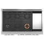 Café 48-Inch Freestanding Dual-Fuel Range With 6 Burners And Griddle - C2Y486P3TD1