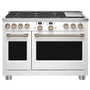 Café 48-Inch Freestanding Dual-Fuel Range With 6 Burners And Griddle - C2Y486P4TW2