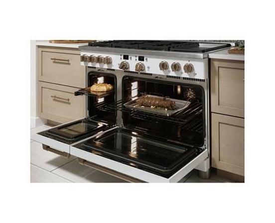 Café 48-Inch Freestanding Dual-Fuel Range With 6 Burners And Griddle - C2Y486P4TW2