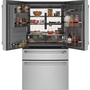 Café 36-Inch, 22.3 Cu.Ft. Counter-Depth French 4-Door Refrigerator With Wi-Fi - CXE22DP2PS1
