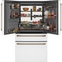 Café 36-Inch, 22.3 Cu.Ft. Counter-Depth French 4-Door Refrigerator With Wi-Fi - CXE22DP4PW2
