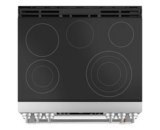Café 30-Inch Slide-In Electric Range With Wi-Fi - CCES750P2MS1